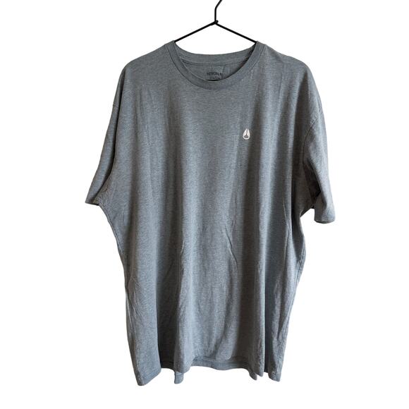Nixon Mens Sz XXL Short Sleeve T Shirt Light Slate Blue - Picture 1 of 4
